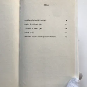 Příběhy z dětství i z dospělosti, Erich Kästner, Kamil Lhoták