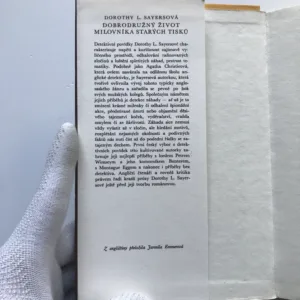 Dobrodružný život milovníka starých tisků, Dorothy L. Sayersová