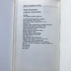 Zákon věčnosti, Nodar Dumbadze