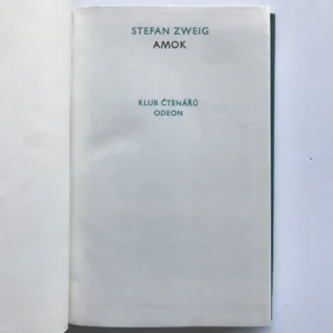 Amok, Stefan Zweig
