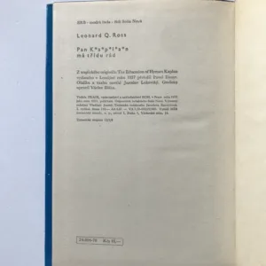 Pan Kaplan má třídu rád, Leo Rosten