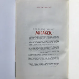 Miláček, Guy de Maupassant, Vladimír Sychra