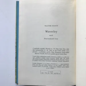 Waverly aneb Před šedesáti lety, Walter Scott, Gustav Krum