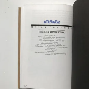 Valčík na rozloučenou, Milan Kundera