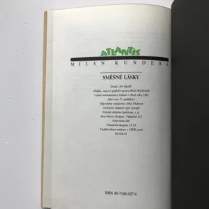 Směšné lásky, Milan Kundera