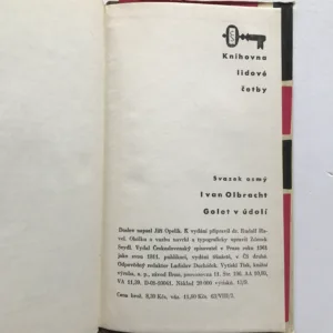 Golet v údolí, Ivan Olbracht
