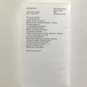 Chléb náš vezdejší / Mor v Athénách, Jiří Kolář