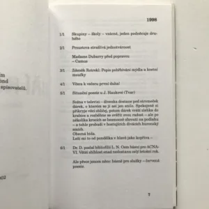 Záznamy, Jiří Kolář