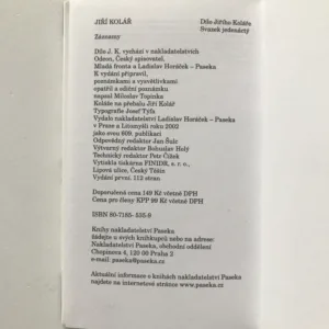 Záznamy, Jiří Kolář