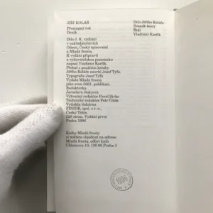 Přestupný rok / Deník, Jiří Kolář