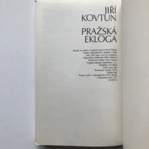 Pražská ekloga, Jiří Kovtun