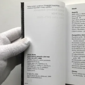 Noční kádrový dotazník a jiné boje (Texty z let 1977-1989), Václav Benda