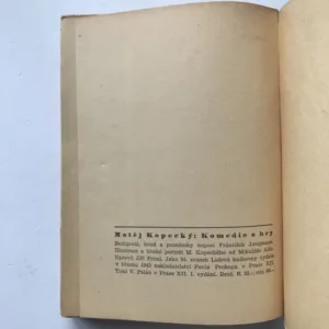 Komedie a hry, Matěj Kopecký