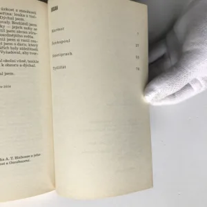 Příběh zděšeného muže (věnování autora), Adam T. Blahosz