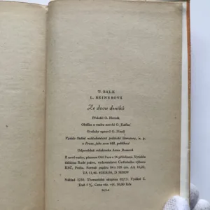 Ze dvou deníků, Lenka Reinerová, Theodor Balk