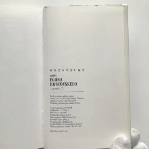 Nezvěstný, Egon Hostovský