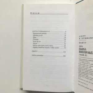 Listy z vyhnanství / Úkryt, Egon Hostovský