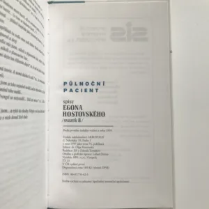 Půlnoční pacient, Egon Hostovský