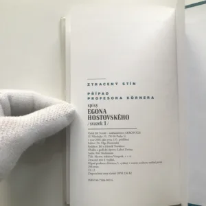 Ztracený stín / Případ profesora Körnera, Egon Hostovský