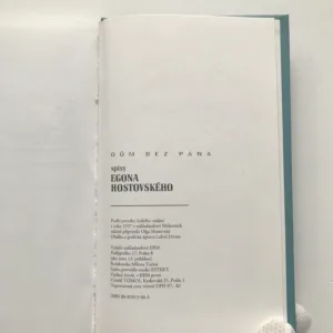 Dům bez pána, Egon Hostovský