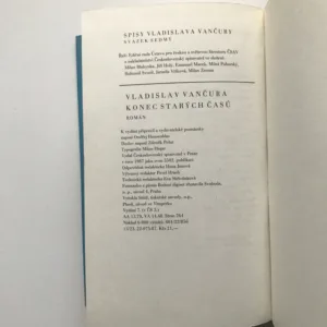 Konec starých časů, Vladislav Vančura