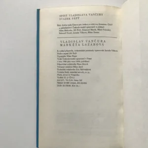 Markéta Lazarová, Vladislav Vančura