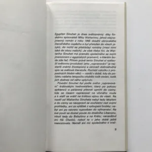 Sinuhet, Vojtěch Zamarovský