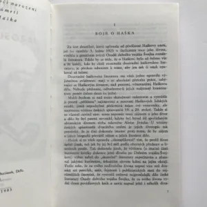 Jaroslav Hašek, Jiří Hájek