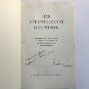 Das Atlantisbuch der Musik, Fred Hamel, Martin Hürlimann
