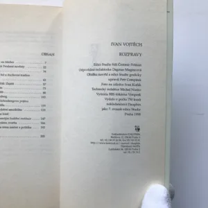 Rozpravy, Ivan Vojtěch