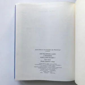 Encyklopedie jazzu a moderní populární hudby (Část věcná), Ivan Poledňák, Antonín Matzner, Igor Wasserberger, kolektiv autorů