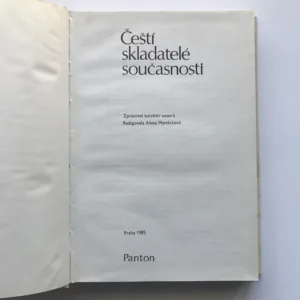 Čeští skladatelé současnosti, Alena Martínková, kolektiv autorů