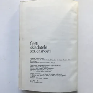 Čeští skladatelé současnosti, Alena Martínková, kolektiv autorů