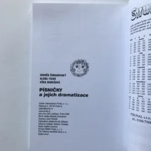 Písničky a jejich dramatizace, Zdeněk Šimanovský, Alena Tichá, Věra Burešová