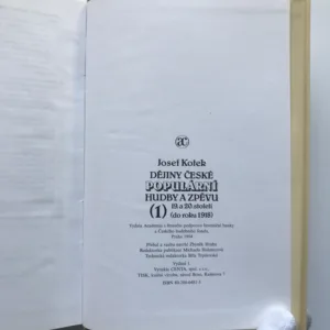 Dějiny české populární hudby a zpěvu 1 (19. a 20. století do roku 1918), Josef Kotek