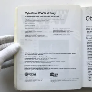 Vytváříme WWW stránky a spravujeme moderní web site, Jiří Hlavenka, Radek Sedlář, Tomáš Holčík, Jiří Kubeš, Jakub Mach