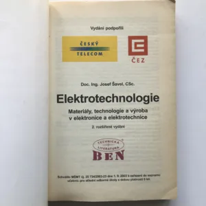 Elektrotechnologie, Josef Šavel