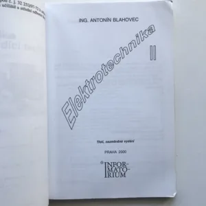 Elektrotechnika II, Antonín Blahovec