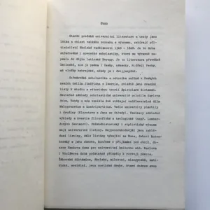 Výbor ze starší pražské univerzitní literatury, Josef Tříška