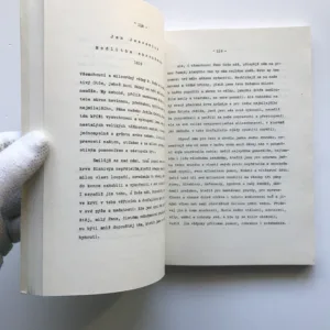 Výbor ze starší pražské univerzitní literatury, Josef Tříška