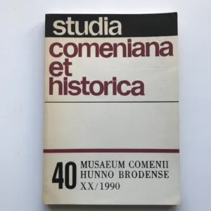 Studia Comeniana et Historica 40 (XX/1990)