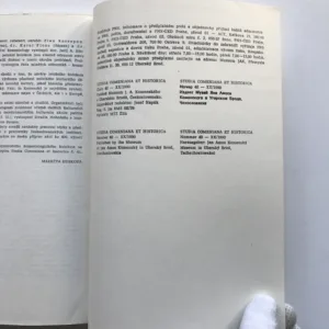 Studia Comeniana et Historica 40 (XX/1990)