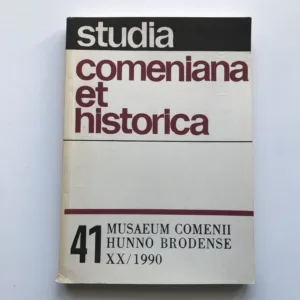 Studia Comeniana et Historica 41 (XX/1990)