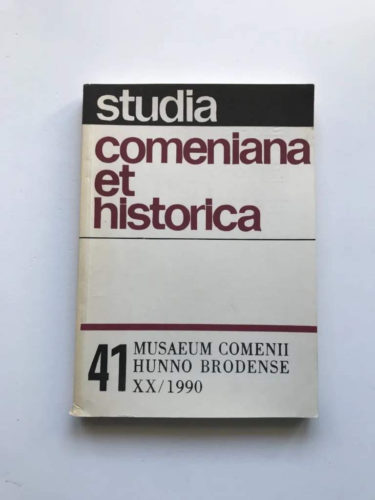 Studia Comeniana et Historica 41 (XX/1990)