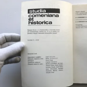 Studia Comeniana et Historica 41 (XX/1990)