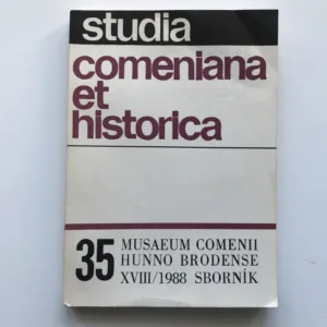 Studia Comeniana et Historica 36 (XVIII/1989), Josef Hapák, kolektiv autorů