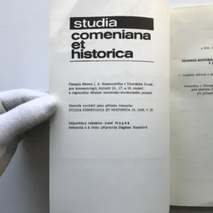 Studia Comeniana et Historica 36 (XVIII/1989), Josef Hapák, kolektiv autorů