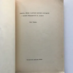 Rozhled, názory a postoje husitské inteligence v zrcadle dějepisectví 15. století, Petr Čornej