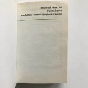 Řečtina – Praktický jazykový průvodce, Pavlína Šípová