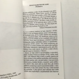 Život markýze de Sade, Jindřich Štyrský